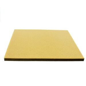 TPV® Gold Square Drum Cake Board Cake Base - 8 Inch