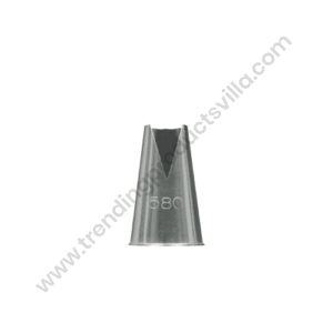TPV® Medium Nozzle – No. 580 Medium “V” Cut/Saint Honore Piping Nozzle