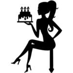 Bakers-Cutlery-Mirror-Black-Matt-Acrylic-Cake-Topper-Lady-1.jpg