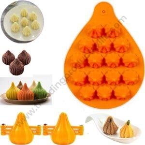 TPV® Modak Chocolate Mould/Tray Big 16 Cavity Silicone For Ganesh Chaturthi