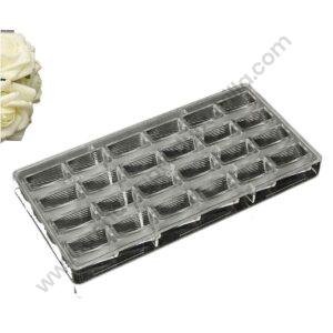 TPV® New 24 Cavity Special Polycarbonate Chocolate Mold Hard Plastic Chocolate Mold