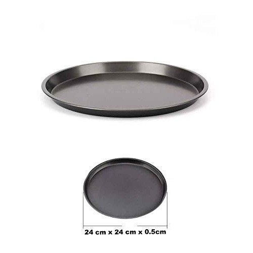 TPV® Non Stick Pizza Pan 0.5 Inch Hright (Medium 24 Cm)