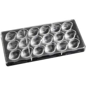TPV® Plastic Conch Seashell Chocolate Mold, Cake Sweet Candy Confectionery Making Tools Baking Polycarbonate Chocolate
