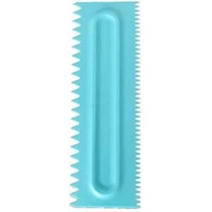 TPV® Plastic Icing Comb Scraper Smoother Icing Fondant Tool