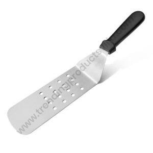 TPV® Plastic Handle Heavy Duty Burger Turner Spatula With Cutting Edge, 11.5-Inch