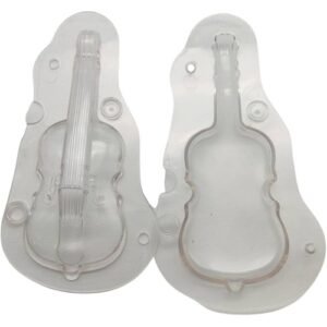 TPV® Polycarbonate 3D Guitar Chocolate Mold Chocolate Mould Tools