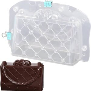 TPV® Polycarbonate 3D Ladies Purse Wallet Chocolate Mold TPV®ating Chocolate Mould Tools