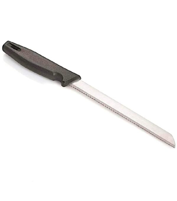 TPV® Rena Bread Knife 14 Cm Wide Teeth, Black Color, Bread Knife