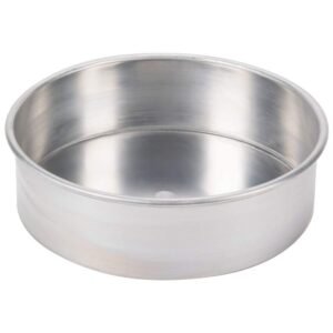 TPV® Round Aluminium Cake Mould Thali 8 Inch X 2 Inch