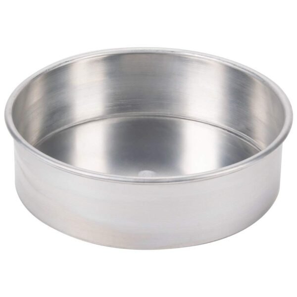 TPV® Round Aluminium Cake Mould Thali 8 Inch X 2 Inch