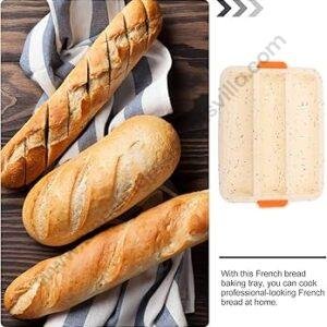 TPV® Silicon 3 Cavity Baguette Bread  Loaf Muffin Cupcake Mould