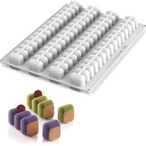 TPV® Silicon 4 Caterpillar Logs Design Cake Mould Mousse Cake Mould Silicon Moulds