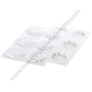 TPV® Silicon 8 Cavity Kit Tarte Ring Paradis 80 Mousse Cake Mould Silicon Moulds