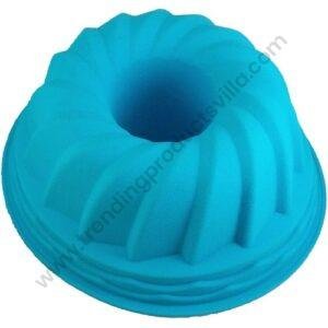TPV® Silicon Bakeware Round Frill Bundt Shape 1 Or 2 Kg Cake Moulds