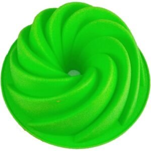 TPV® Silicon Bakeware Round Frill Bundt Shape Two 2 Kg Cake Moulds