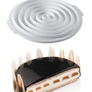TPV® Silicon Insert Decore Round Ring Design Cake Mould Mousse Cake Mould Silicon Moulds