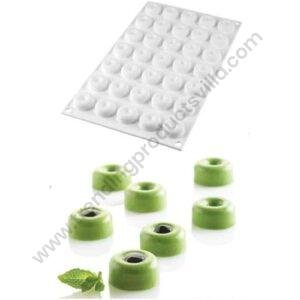 TPV® Silicon Micro Savarin Design Cake Mould Mousse Cake Mould Silicon Moulds