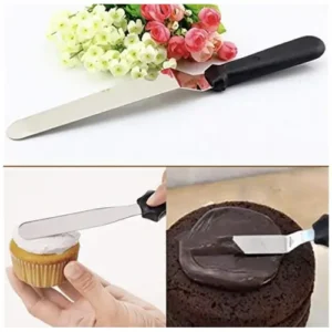 TPV® Stainless Steel Cake Angular Bent Palette Knife Icing Spatula - 10 Inch/ 1 Piece