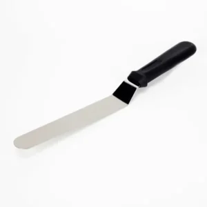 TPV® Stainless Steel Cake Angular Bent Palette Knife Icing Spatula - 8 Inch/ 1 Piece
