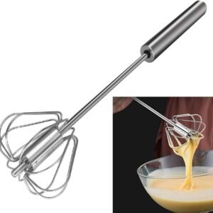 TPV® Stainless Steel Handy Whisk, Beater, Stirrer For Milk, Yogurt, Egg, Lassi, Chaas, Big, 30 Cms Long