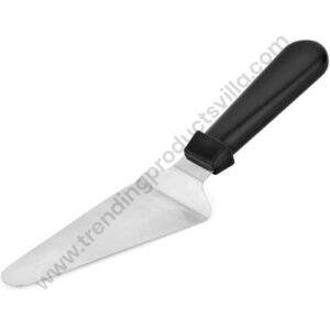 TPV® Stainless Steel Pizza Spatula, Cake Lifter, Cookie Spatula, Pie Shovel, Food Turner- Black Handle