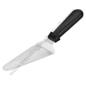 TPV® Stainless Steel Pizza Spatula, Cake Lifter, Cookie Spatula, Pie Shovel, Food Turner- Black Handle