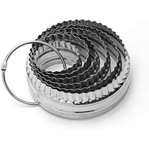 TPV® Steel Double Sided Round Cutter Set 6 Pc