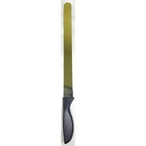 TPV® Straight Spatula Sawtooth Shape Knife, Combo Cake Palette Knife-12Inch/1Pieces