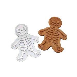 TPV® The Easiest Skull Cookies Ever Cutter/Stampers  & Amp; Sweet Spirits Day Of The Dead Cookie Cutter  & Amp; Gingerdead Men Cookie Cutter