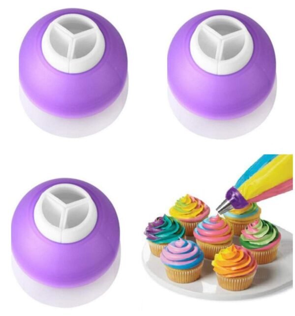 TPV® Tri Color Coupler Pastry Tube Converter Tip 1 Pc