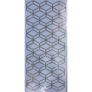 TPV® Wedding Cake Stencil, Cake Border Side Decoration Tool Geometric Design