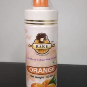 TPV® Baker'S Village Orange Powder Spray Color Cake Decor Color 50 Gm Cake Decoration