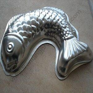 TPV® Aluminium Cake Mould Pans Jump Fish 1/2 Kg.
