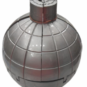 TPV® Cake Bomb Surprise Box Set Surprise Unexpected Bomb Shaped Cake Gift Box For All Occasions (Silver Colour)