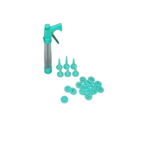 TPV® Clear Cookie Press And Decorating Bottle Press Machine Biscuit Maker Decorating Gun Kitchen Tools Set (Plastic)