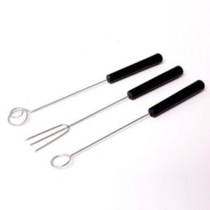 TPV® Chocolate Dipping Prong Fork, Cradle, Loop (3 Pcs Set)