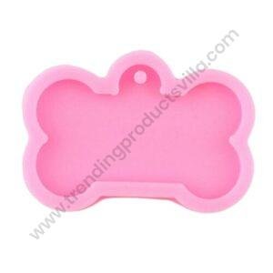 TPV® Dog Tag Bone Shaped Keychain Casting Silicone Mould Key Chain Pendant Crystal Epoxy Resin Moulds