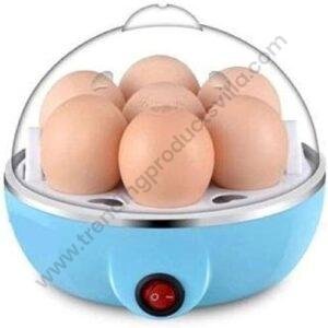 TPV® Egg Boiler Electric Automatic Off 7 Egg Poacher For Steaming, Cooking, Boiling And Frying, Multicolor