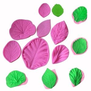 TPV® Flower Leaf Silicone Fondant Mold Sugar Craft Moulds Leaves Cake Tolls
