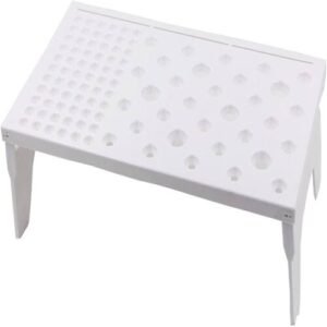 TPV® Cake Decorating Shelf Sugar Craft Fondant Foldable Gum Paste Flower Drying Holder Air Dry Rack Stand Baking Tools For Cakes