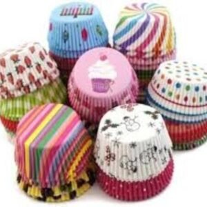 TPV® Fancy Color Muffin Paper Cups/Liners (Single/Assorted Color/Prints) - 300 Pcs