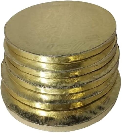 TPV® Gold Round Drum Cake Board Cake Base -14 Inch