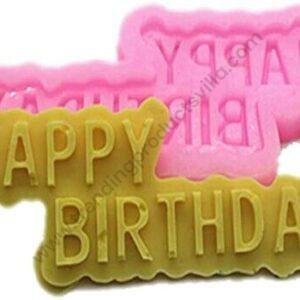TPV® Happy Birthday Letter Fondant Marzipan Mould