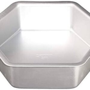 TPV® Hexagon Shape Aluminium Cake Mould Pan Tin For 250G Cake