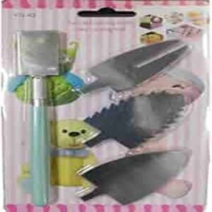 TPV® Icing Pallet Carving Knives & Vegetable Carving Stainless Steel Cookie Fruit Bread Vegetable Cutter Fondant Biscuit Muffin Cup Cake Decoration Bakeware Sugar Arts Tool