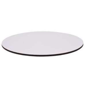 TPV® Mdf Round White Cake Board/Cake Base 8 Inch (Pack Of 5)