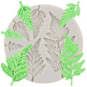 TPV® Sugarcraft Leaf Silicone Mold Mimosa Fondant Molds Diy Cake Decorating Tools Candy Resin Clay Chocolate Gumpaste Moulds
