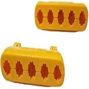 TPV® - Modak Sacha Sancha Plastic Modak Patti 5 Cavity Chocolate Mould (2Pc Modak Patti)