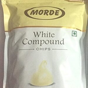 TPV® - Morde White Chocolate Chips, Chocolate Chips, White Chocolate Chips For Cake, Chocolate Chips For Cake Decoration-500Gm