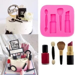 TPV® - Makeup Design Fondant Cake Molds 3D Silicone Soap Chocolate Candy Decorative Baking Bakeware Mould Makeup Mold